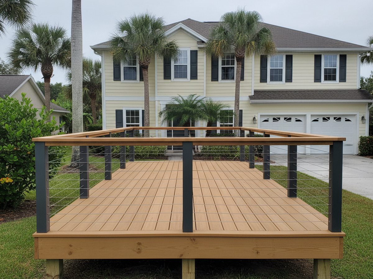 Composite Decking completed by Coastal Deck in Venice, FL
