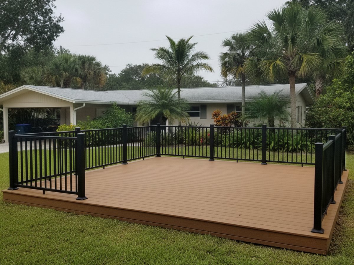 Deck Staining & Sealing completed by Coastal Deck in Bradenton, FL