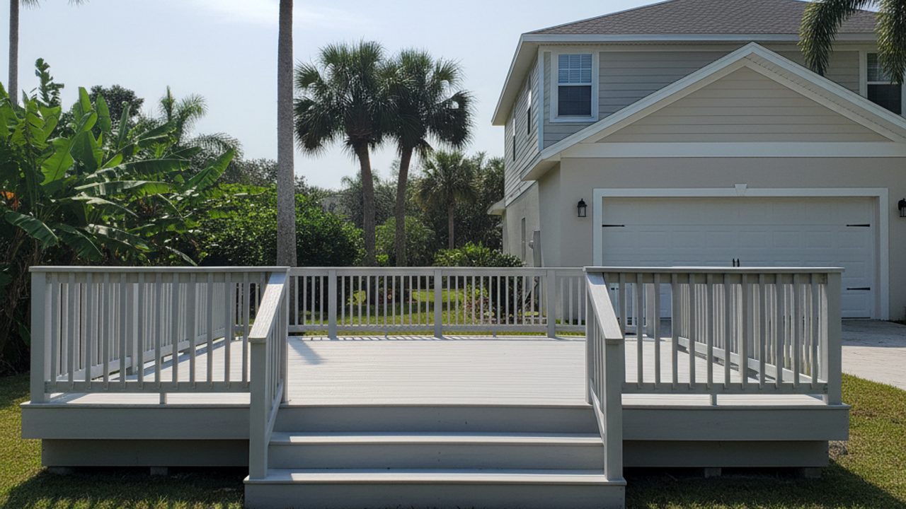 Screened Deck Enclosures completed by Coastal Deck in Ellenton, FL