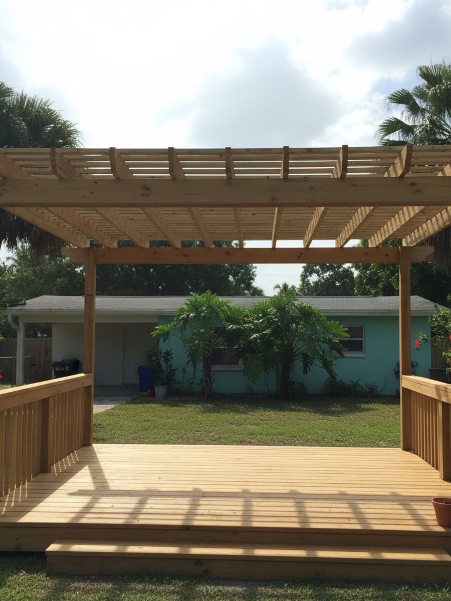 Custom Deck Design completed by Coastal Deck in Longboat Key, FL