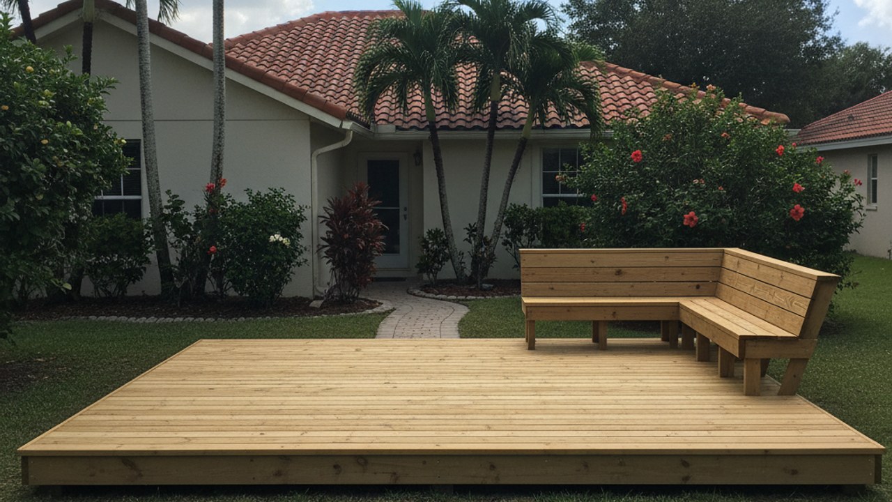 Screened Deck Enclosures completed by Coastal Deck in Parrish, FL